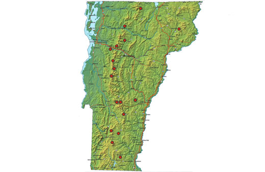 Ski Resorts Map